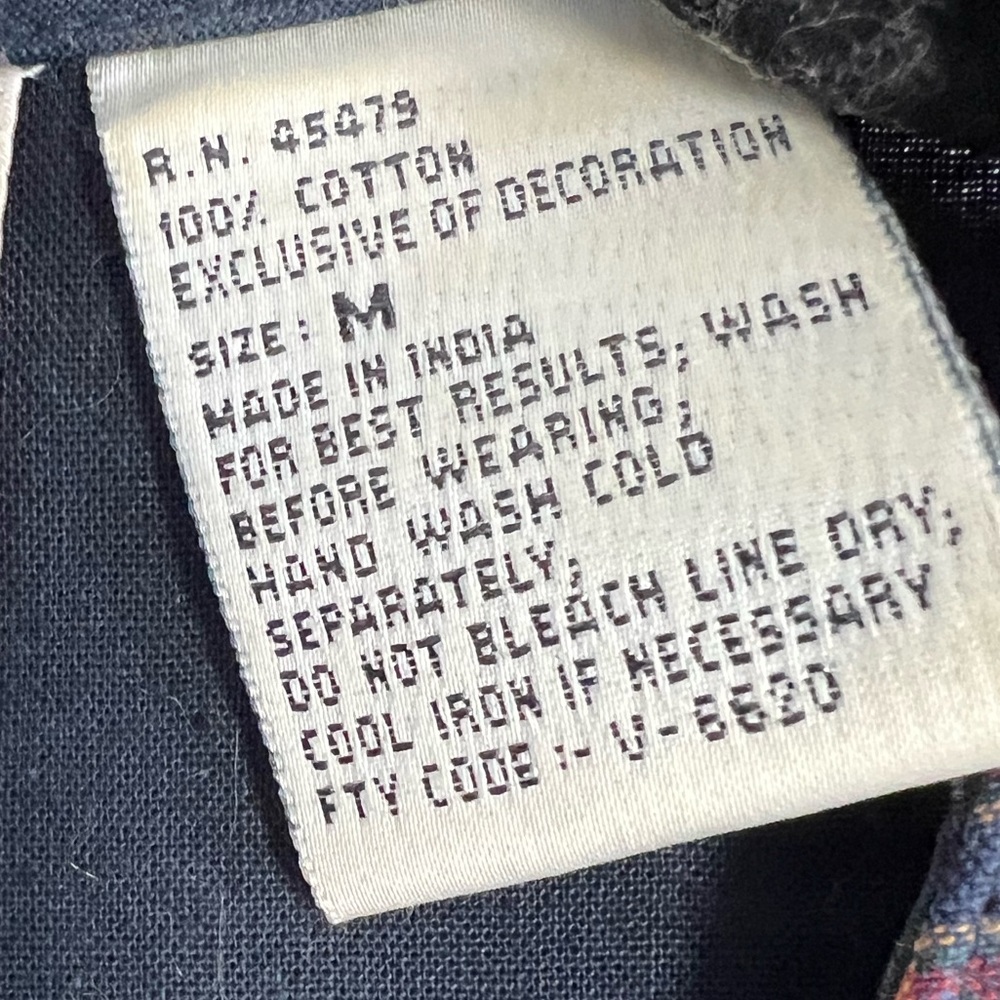 Vintage Casey & Max Vest Embroidered Corduroy Grannycore Autumn Leaves size M - Picture 4 of 9